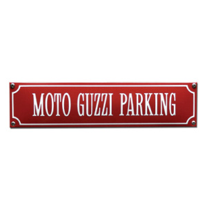 Moto Guzzi parking bord
